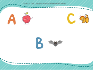 Matching the Letters to Pictures by Rohit Shakya