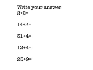 Math Facts by Sarah Chin