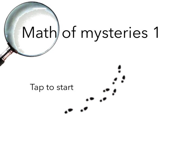 Math Of Mysteries I by Tyler Ekholm