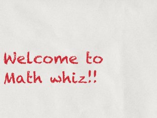 Math Whiz by Andrew McKnight