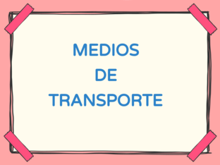 Medios de Transporte by Mª Luisa Moragón Mesas