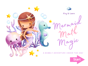 Mermaid Math Magic by Bright Minds