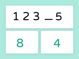 Missing numbers  by Natalie DeVene