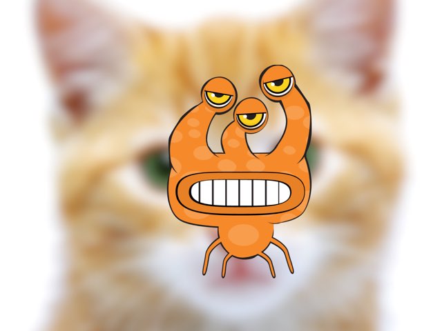 Monster Kitty by Samantha john