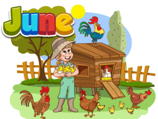 Months of the Year: June by Patricia