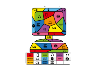 Mosaic Computer by Toree Harrelson