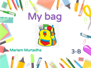 My bag by mariam alhammam