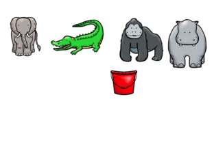 NAME THE  ZOO ANIMALS by ESTHER NIETO GALLARDO
