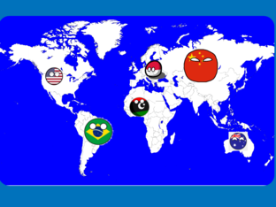 Name the continents! (countryballs parody) by Kenny Kaiser