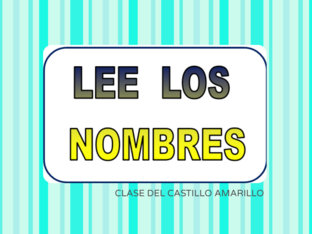 Nombres de clase by María