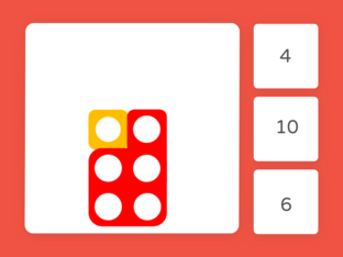 Numicon 2,4,6,8,10 only - tap game  by Jenny McCaffrey