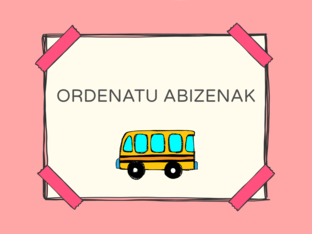 ORDENATU ABIZENAK  by Montse Córdoba Ruiz