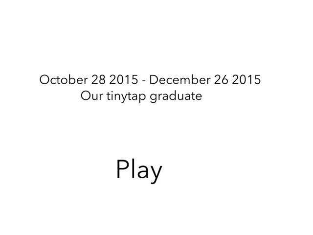 October 28 - December 26 2015 Test by Sean Fuentes Sandoy