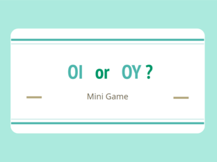 Oi or Oy!?!? Free Games online for kids in Pre-K by Ian Chi