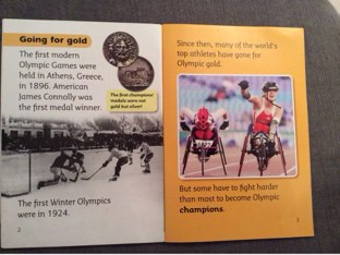 Olympic Heroes Green Book Band Comprehension  by Nat Hat