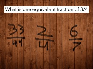 One Equivalent Fractions  by Gaven Gfv