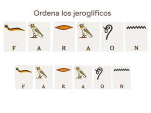 Ordena los jeroglíficos by Laura Díaz
