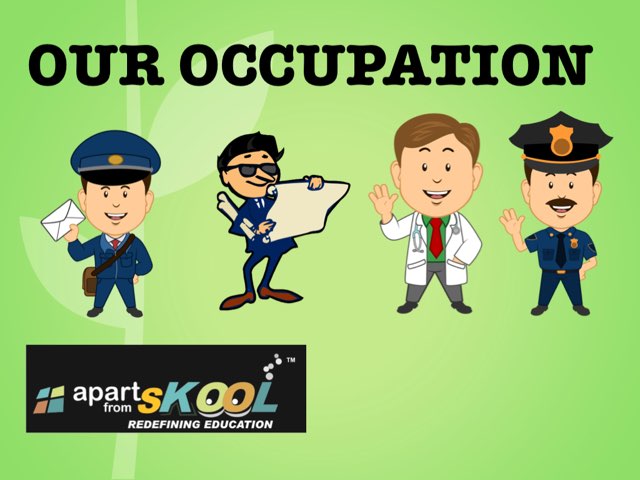 Our Occupation Free Activities online for kids in Kindergarten by apart