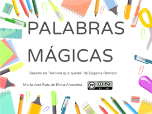 PALABRAS MÁGICAS by MARÍA JOSÉ RUIZ DE ELVIRA