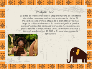 PALEOLÍTICO  by katerine