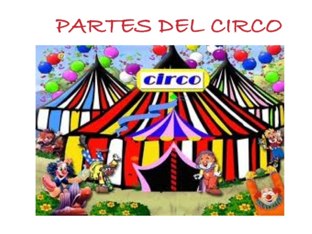 PARTES DEL CIRCO - Infantilesdelgrancapitan by Infantiles Del Gran Capitán