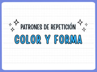 PATRÓN DE REPETICIÓN : COLOR Y FORMA by LUCERO CHAVESTA