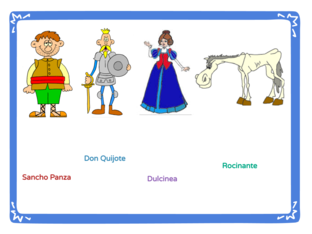 PERSONAJES DEL QUIJOTE by JULIANA LADERO TORRIJOS
