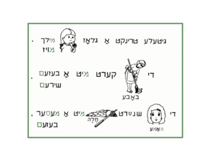 PLACE THE RIGHT WORD AT THE END OF THE SENTENCE (Copy) by Nesh Goldgrub