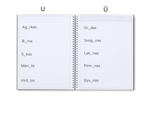 Padėk žodžiui rasti savo užrašų knygelę by 