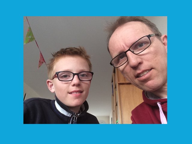 Papa En Kyran by Freerk Jan Hoekstra