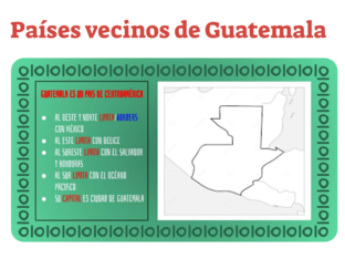 Países vecinos de Guatemala by MARIA RODRIGUEZ