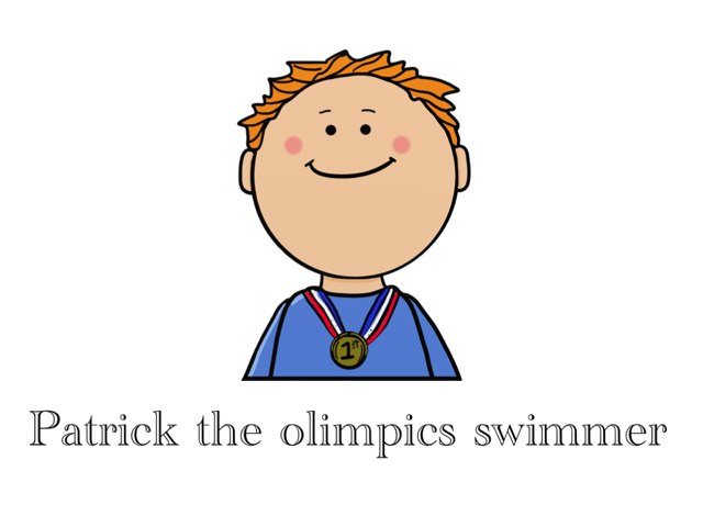 Patrick The Olimpics Swimmer by Ken LA