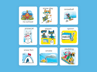 Pete The Cat Snow Daze s-blends by BD1