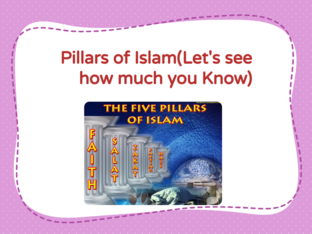 Pillars of Islam by Lalazar Agha