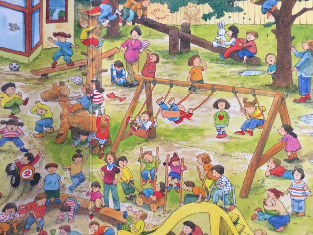 Praatplaat De schoolreis, naar de speeltuin by Ilse Brendel