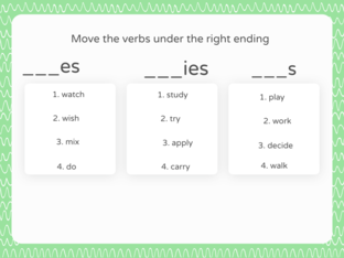 Present simple - Affirmative rules by Leidy