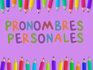 Pronombres personales by María Elena Itatí González Mendoza