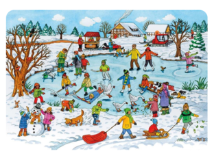 Puzzel mee in de sneeuw by Denise Beverloo-Thimister