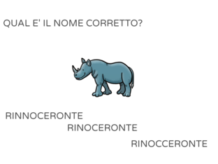 QUAL E' IL NOME CORRETTO? by maestra antonietta