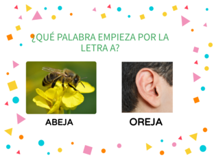 ¿QUÉ PALABRA EMPIEZA POR LA A?  by Lidia García-Andújar