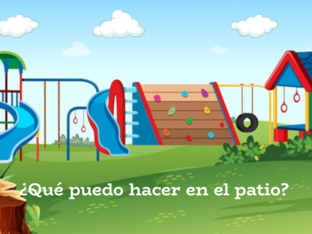 ¿Qué puedo hacer en el patio? by Amelia Sprils