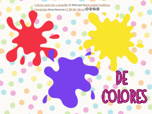 ROJO, AMARILLO Y AZUL by Mª Isabel Gutiérrez Fernández