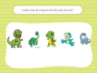 Rangtelwoorden met dino's by Eef De Spiegeleer