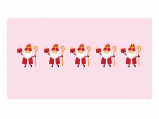 Rangtelwoorden thema Sinterklaas by Mylena Dewil