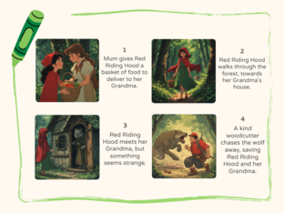 Red Riding Hood - 4 Stages by Katie