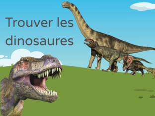 Repérer les dinosaures  by Emilie Zenoni