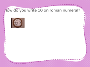 Roman numerals by My rainbow