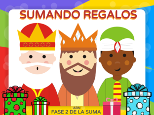 SUMANDO REGALOS: FASE 2 DE LA SUMA (ABN) by Marta Gil García