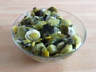 Salade De Poireaux by Saja Enfant