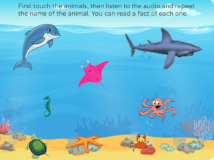 Sea Animals Vocabulary Free Activities online for kids in 5th grade by